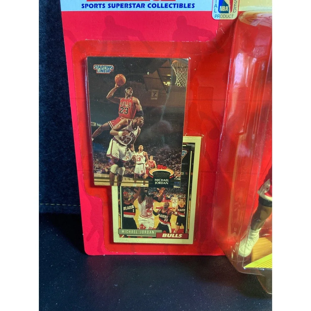 1993 Kenner Starting Lineup Michael Jordan Chicago Bulls Action Figure Topps